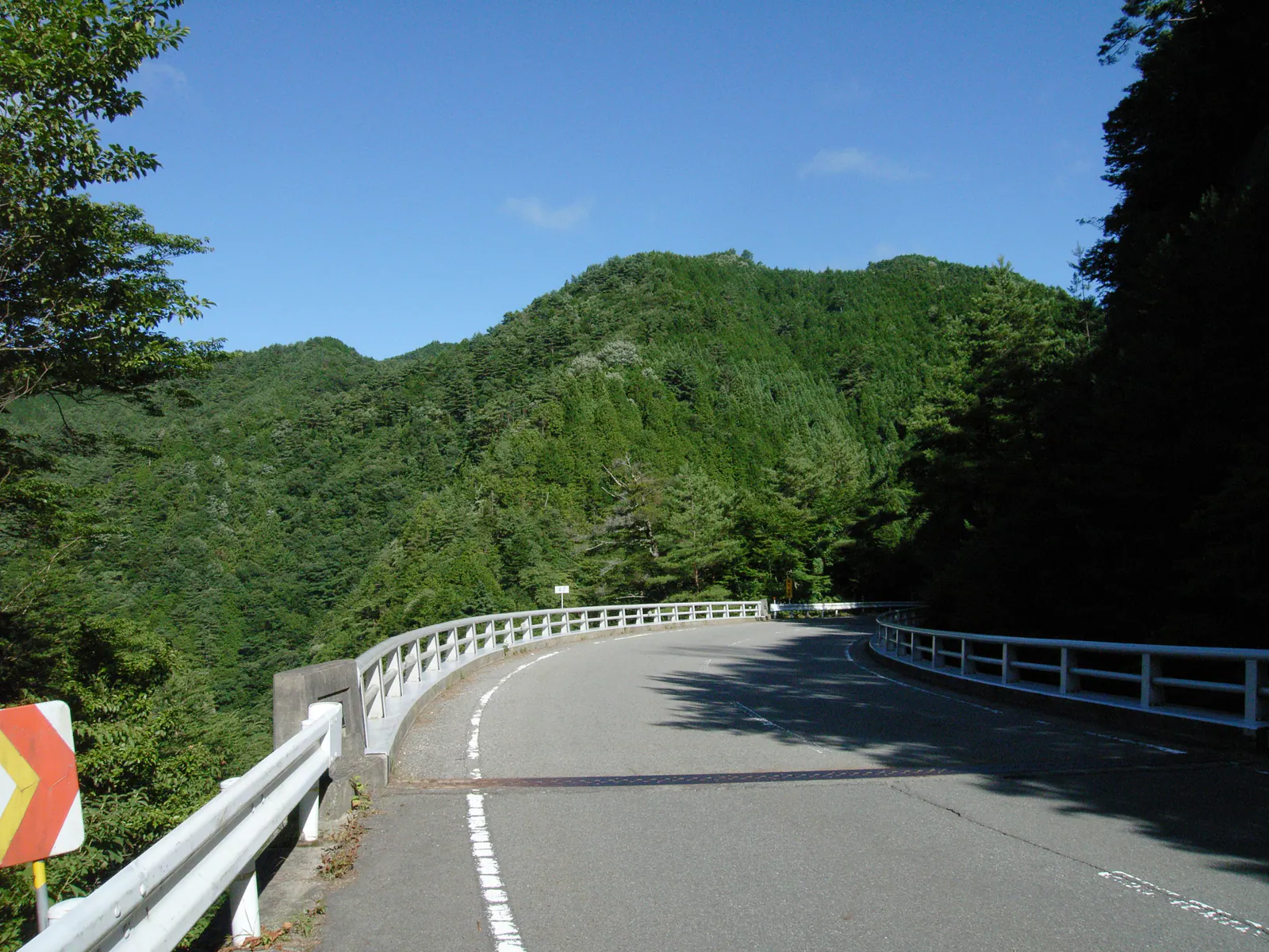 紀伊山地の森を抜ける国道371号・高野龍神スカイライン